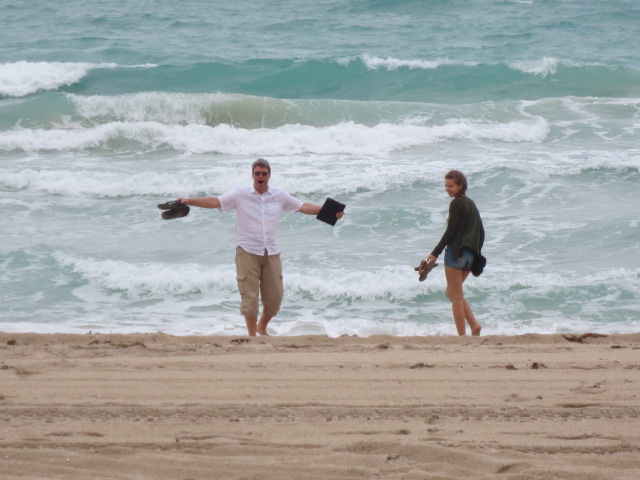 We had to test the waters at Miami beach