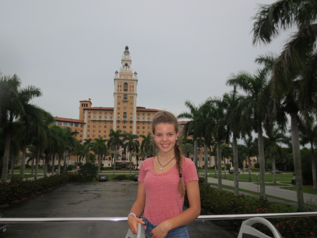 In front of the Biltmore Hotel