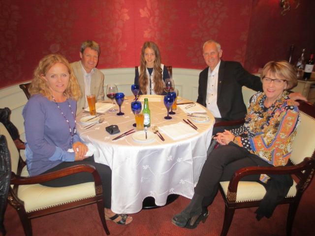 A great meal to celebrate our first day in Lima and Gudrun´s and Benedikt´s 26th wedding anniversary