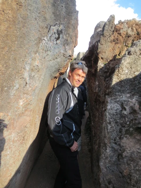 The entrance to "mother earth" was through a "snake"