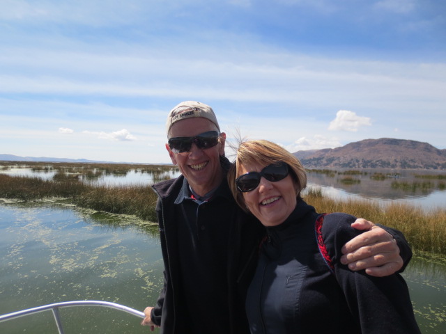 Kristjan and Ditta enjoying the ride