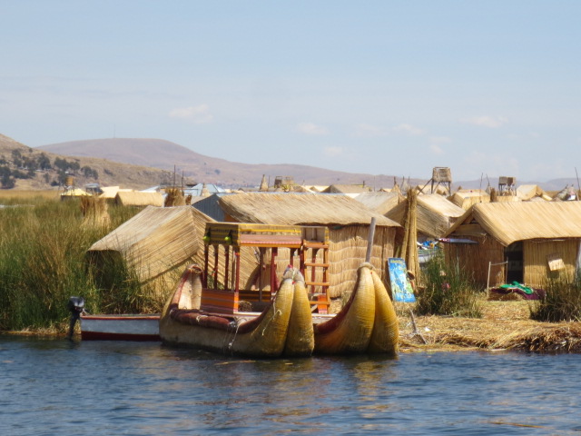 Those boats are made by the islanders and are the main method of transportation