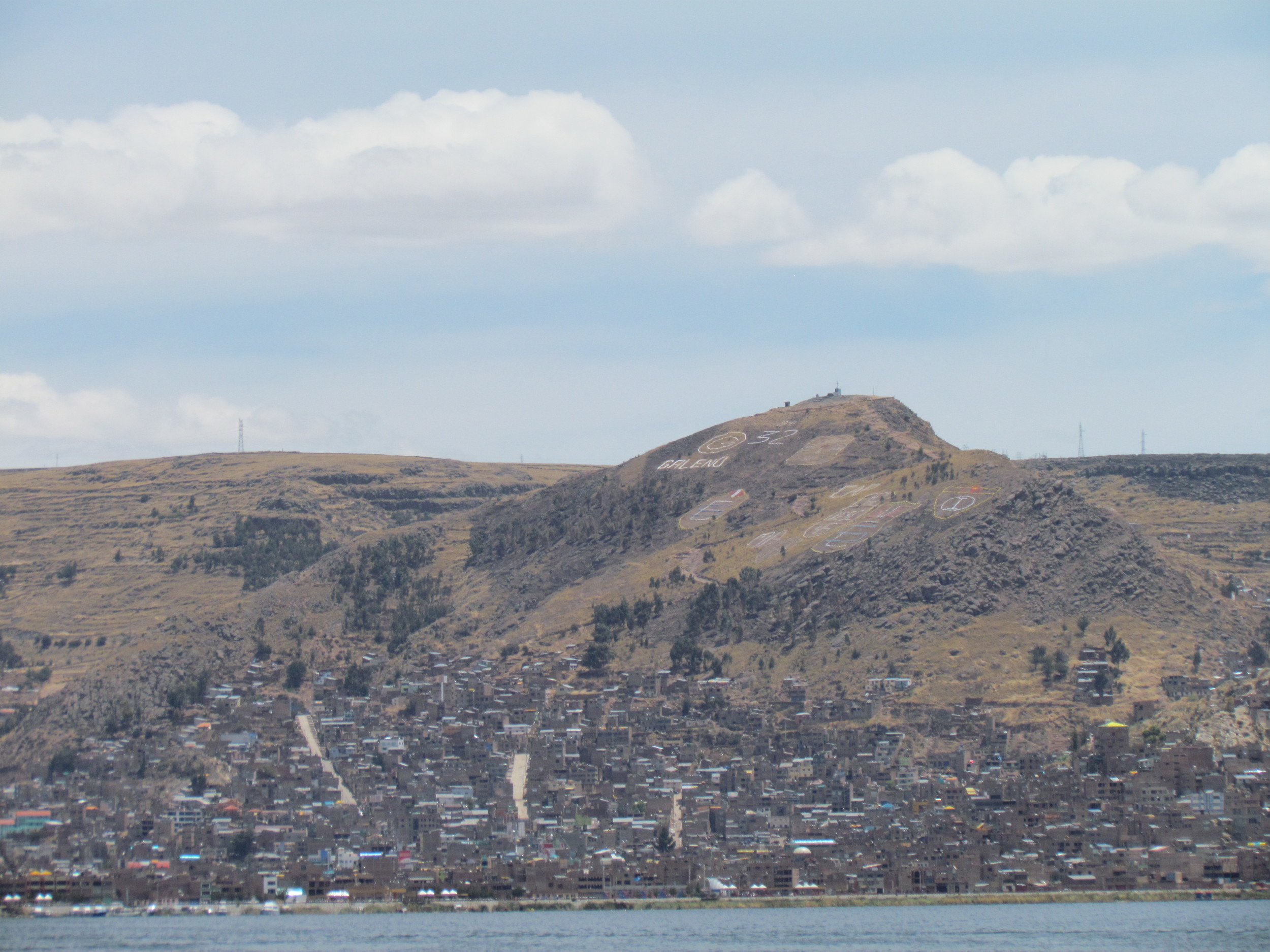 We got a good look of Puno on our way back