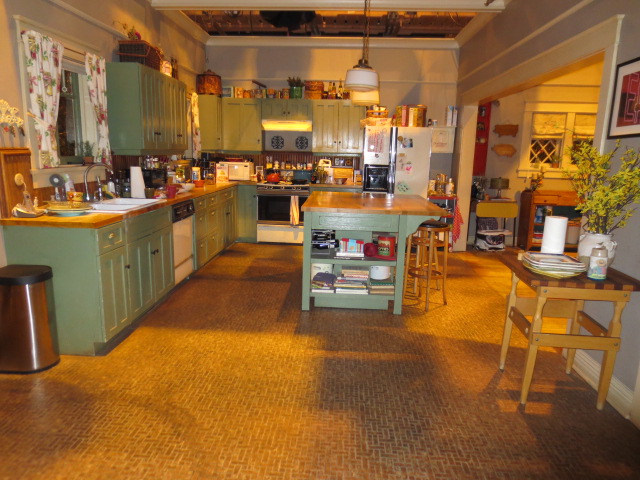 The kitchen where a lot of the scenes are taken apparently (we might need to start seeing this TV series)