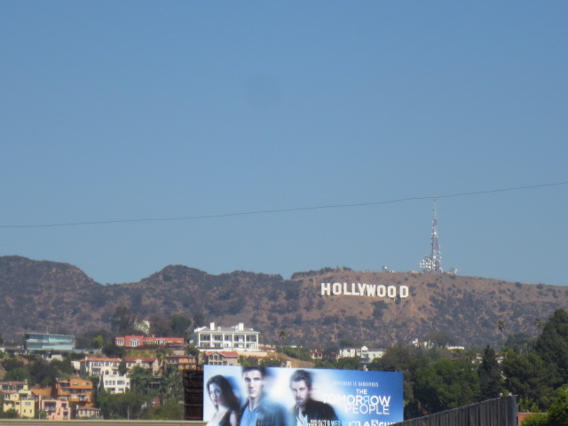 We did not get close to the Hollywood sign this time around