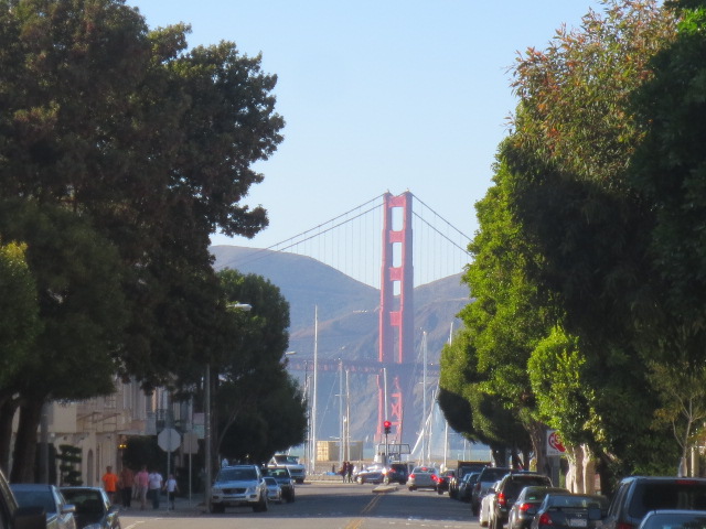 Nice view of the Golden Gate shot on a Segway