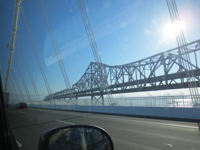 Leaving San Francisco and the bridges