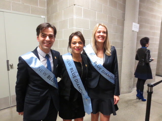 Backstage with the most dynamic French (Turkish) trio, Mehmet, Senin and Valerie.  They were both new Blue Diamonds and new $1 million circle members!