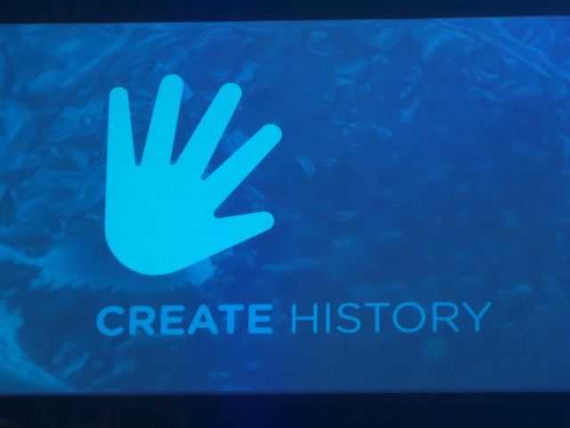 The Convention slogan this time was "creating history" - so fitting!