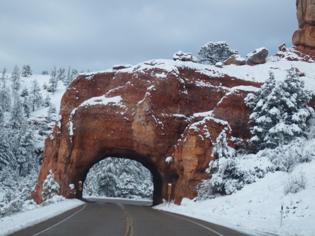 Why bend the road if you can go through the mountain :-)