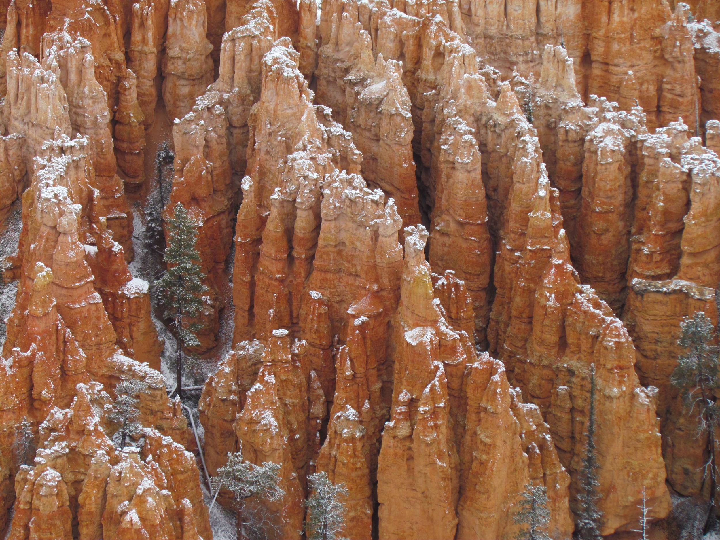 We have never seen any rocks or mountains react like this to weather conditions