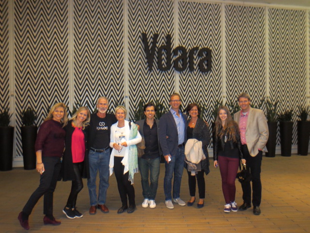 Anneli, Hanna, Chris, Liv, Max, Calle, Lena, Dora and Benedikt - In front of our very nice hotel