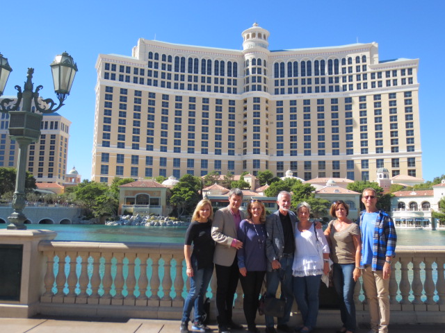 In front of the famous Bellagio
