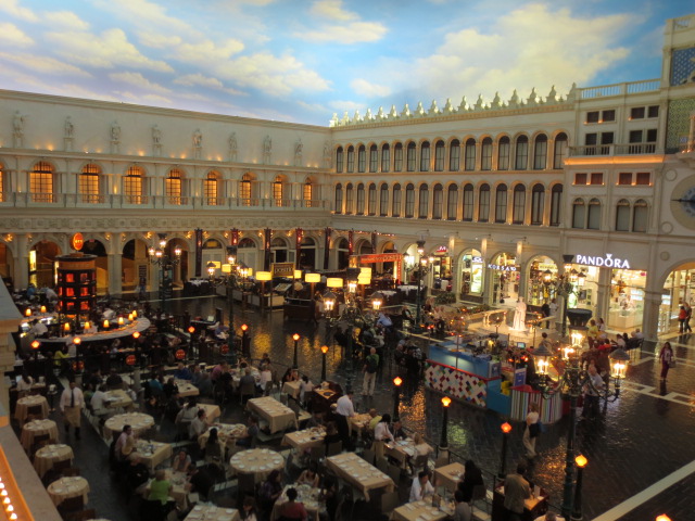 They have the whole square with restaurants and all - a little flavour of Europe