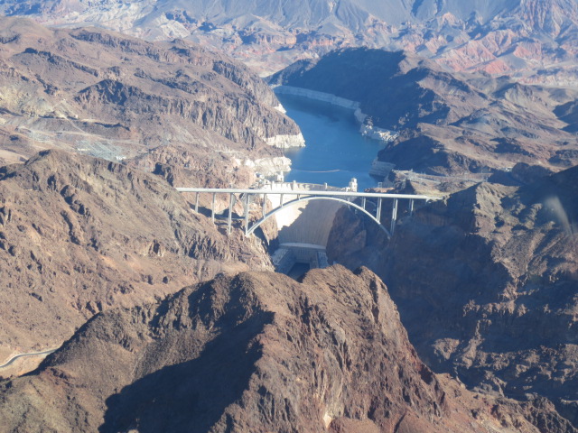 Hoover Dam on the border of Arizona and Nevada