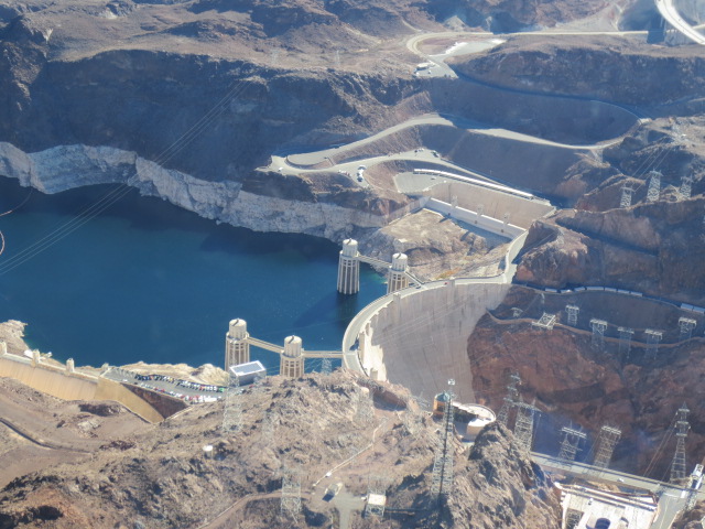 There is so much concrete in the Hoover Dam that if you would build a road with it, it would be a two lane road stretching from East coast to West coast of the US