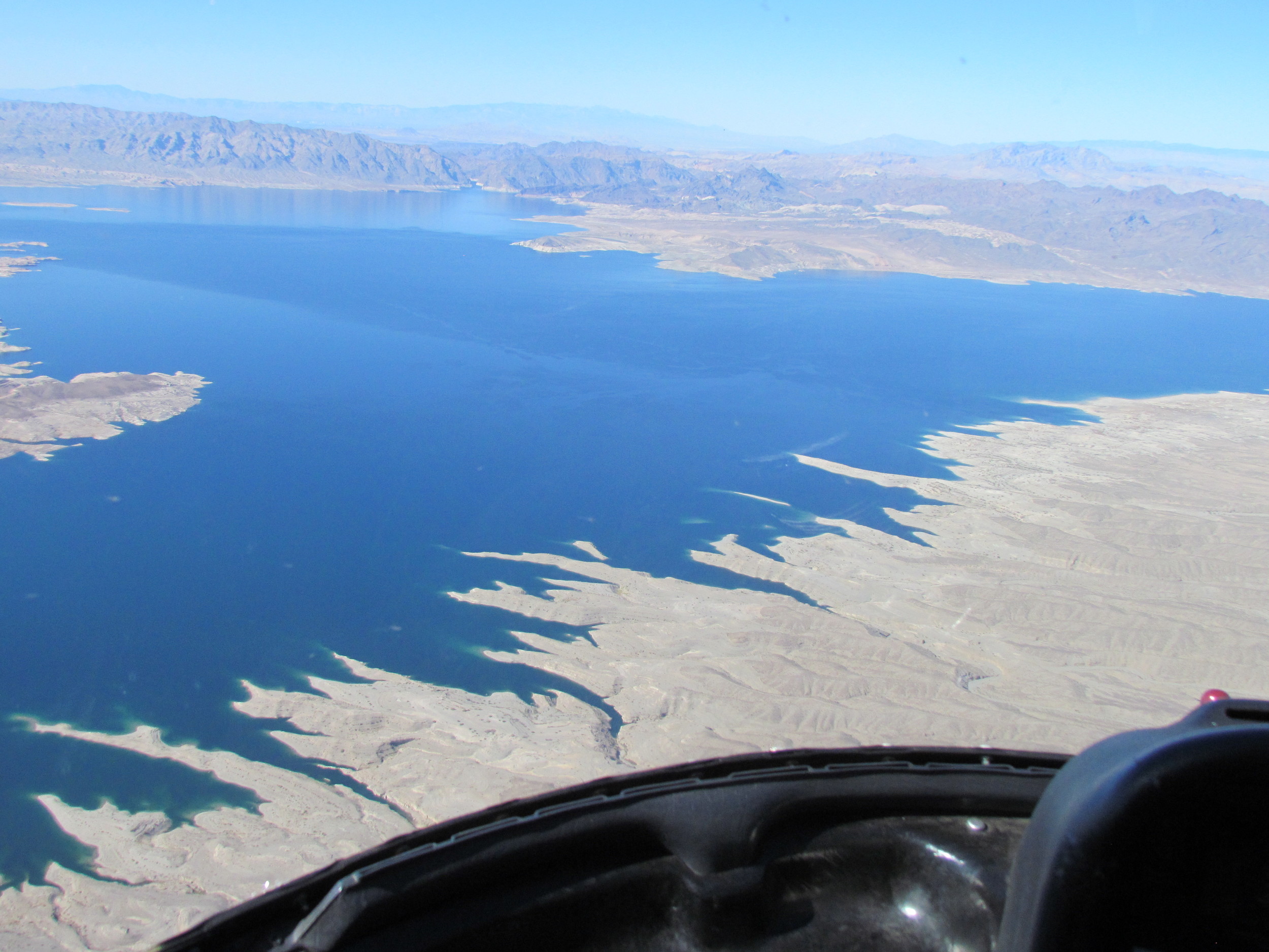 Lake Mead - the largest man made lake in the US