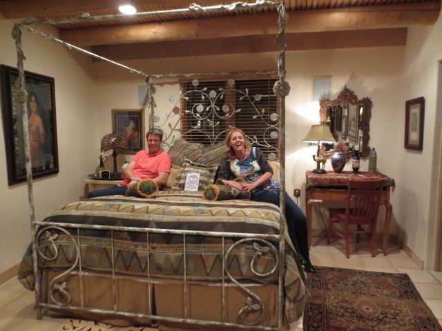 Benedikt and Gudrun in their "Egyptian Suite" - 2nd floor.