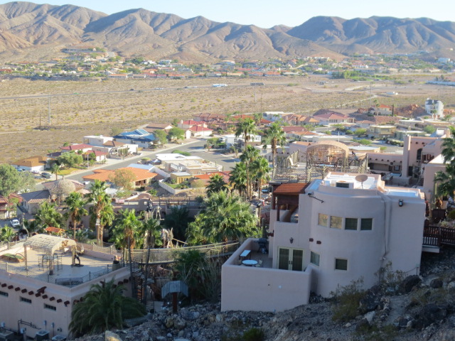 View from the hills above the property.  What a nice setting and part of Boulder City in the background.