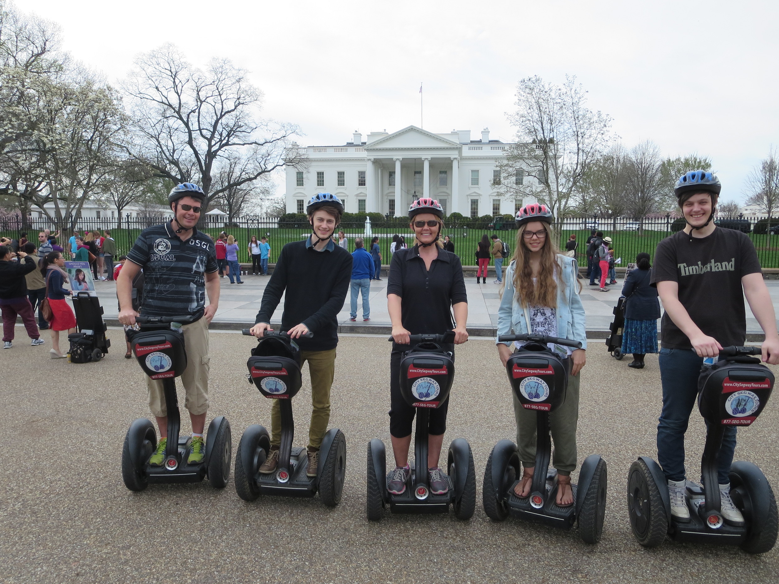 When the boys came we did a fun Segway tour through the Washington Mall