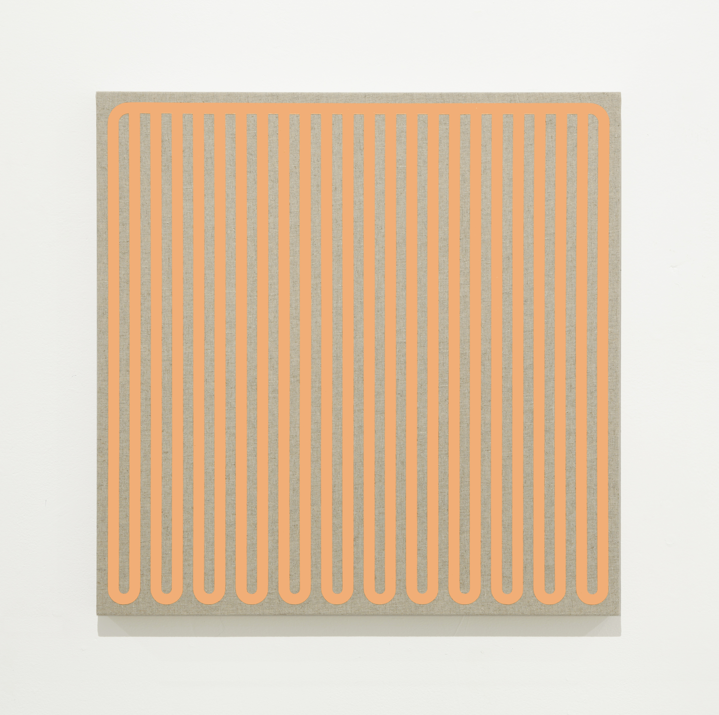 Neil Harrison, Pink Square 6, Acrylic on Linen,2014