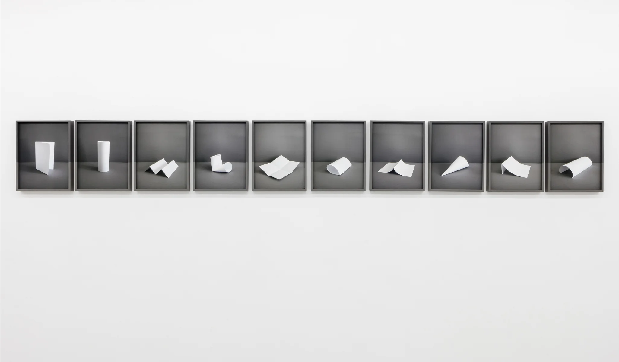 Ten-page spread, 2015, Ink jet print on Hahnemühle German Etching paper in artist frame, 12.5x130". Edition of 6 plus AP.