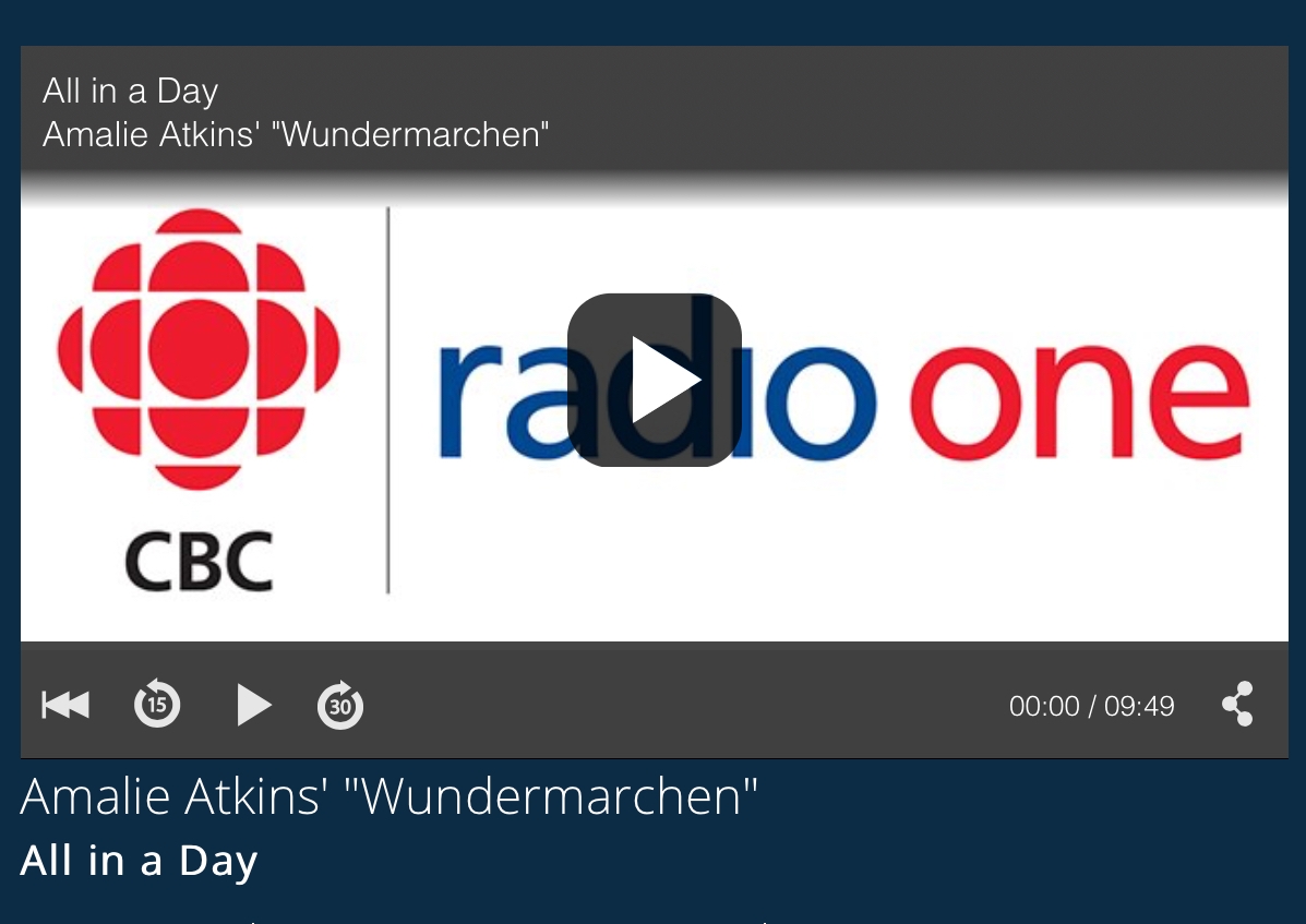 Click here for CBC All in a Day interview 