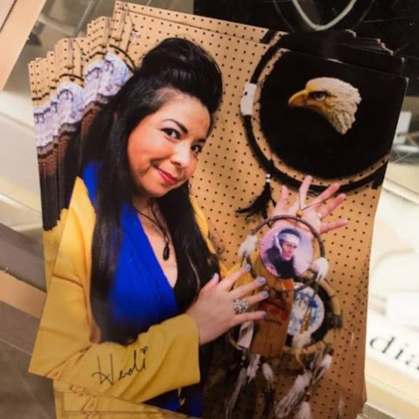 Selection of autographed Heidi photos.jpg