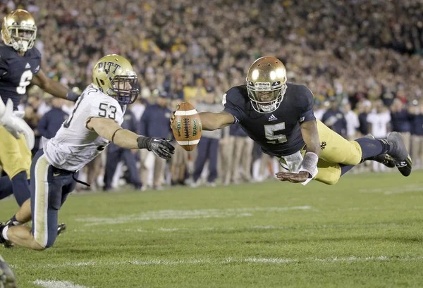 Everett Golson's return to South Bend is at least one reason for optimism at Notre Dame. (Image courtesy: USA Today Sports)