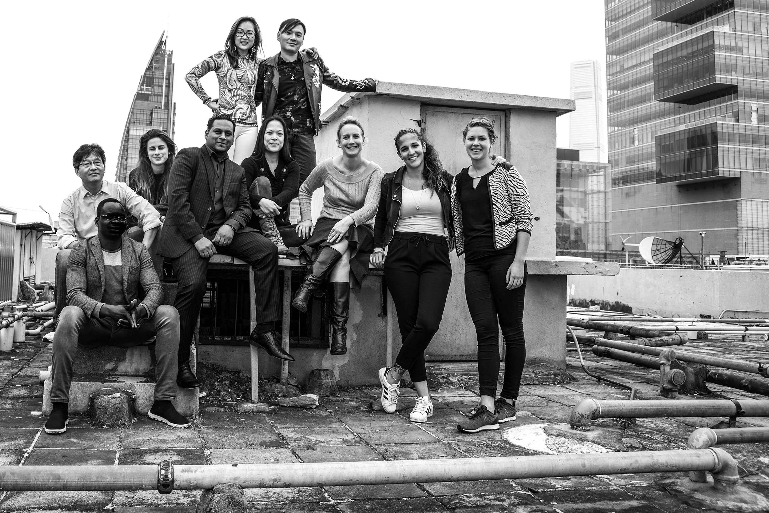 DSC_6424 group on roof BW web.jpg
