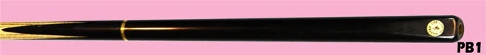 PB 1 Hand made cue. Top quality selected straight grain ash shaft in imported ebony butt. Their designed a plain black Ebony butt cue. 285€