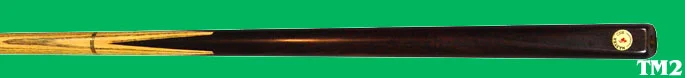 TM 1 A&B Tournament Keu 3/4 essenhout - rozenhout butt - met inleg spice in verschillende houtsoorten. €105.00 TM2 Replica van Mark Williams keu - volle Myanmar ebben butt - hoge sluiting. €130.00