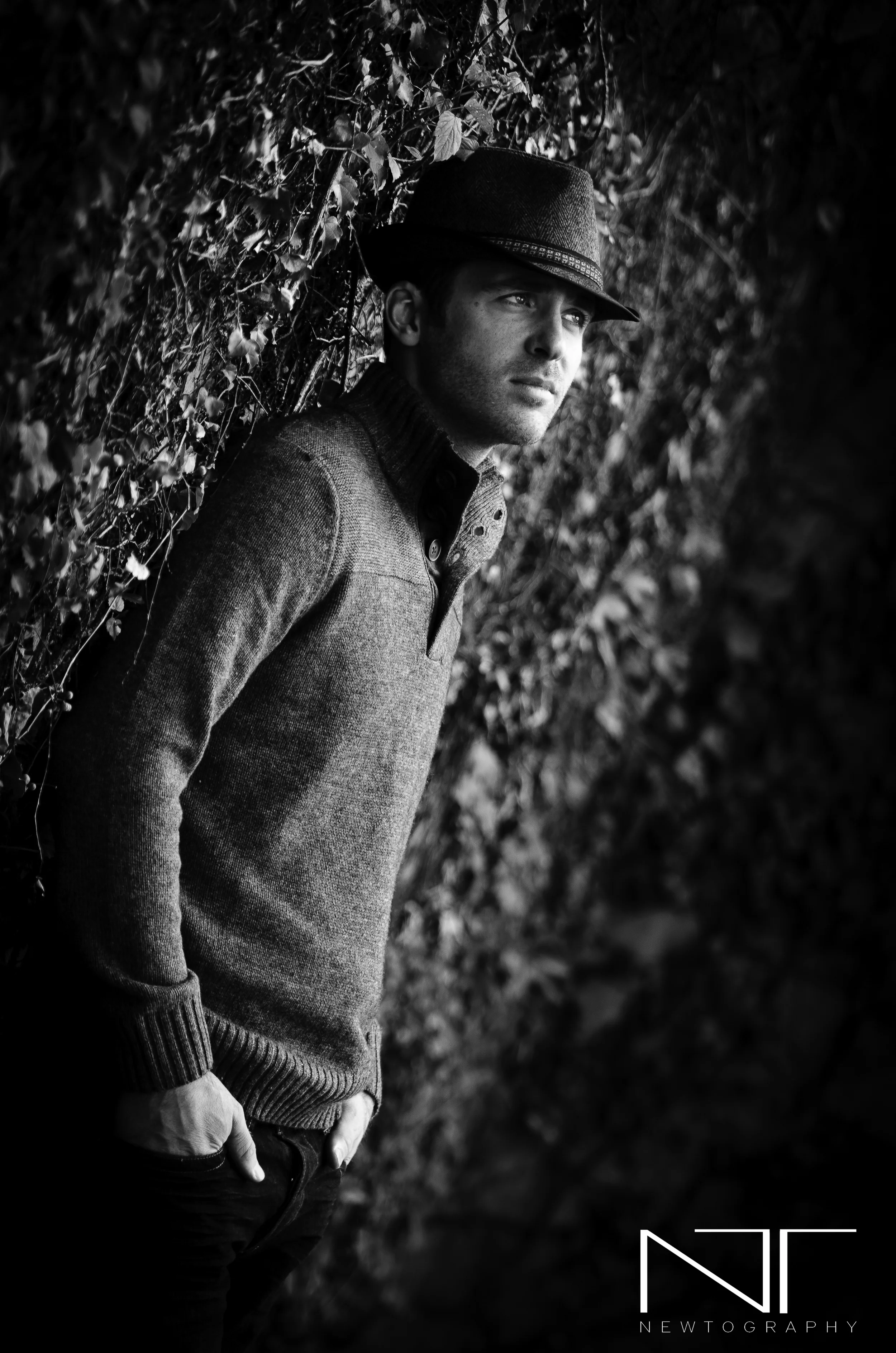 Background is compressed giving a feeling of separation and a nice creamy bokeh