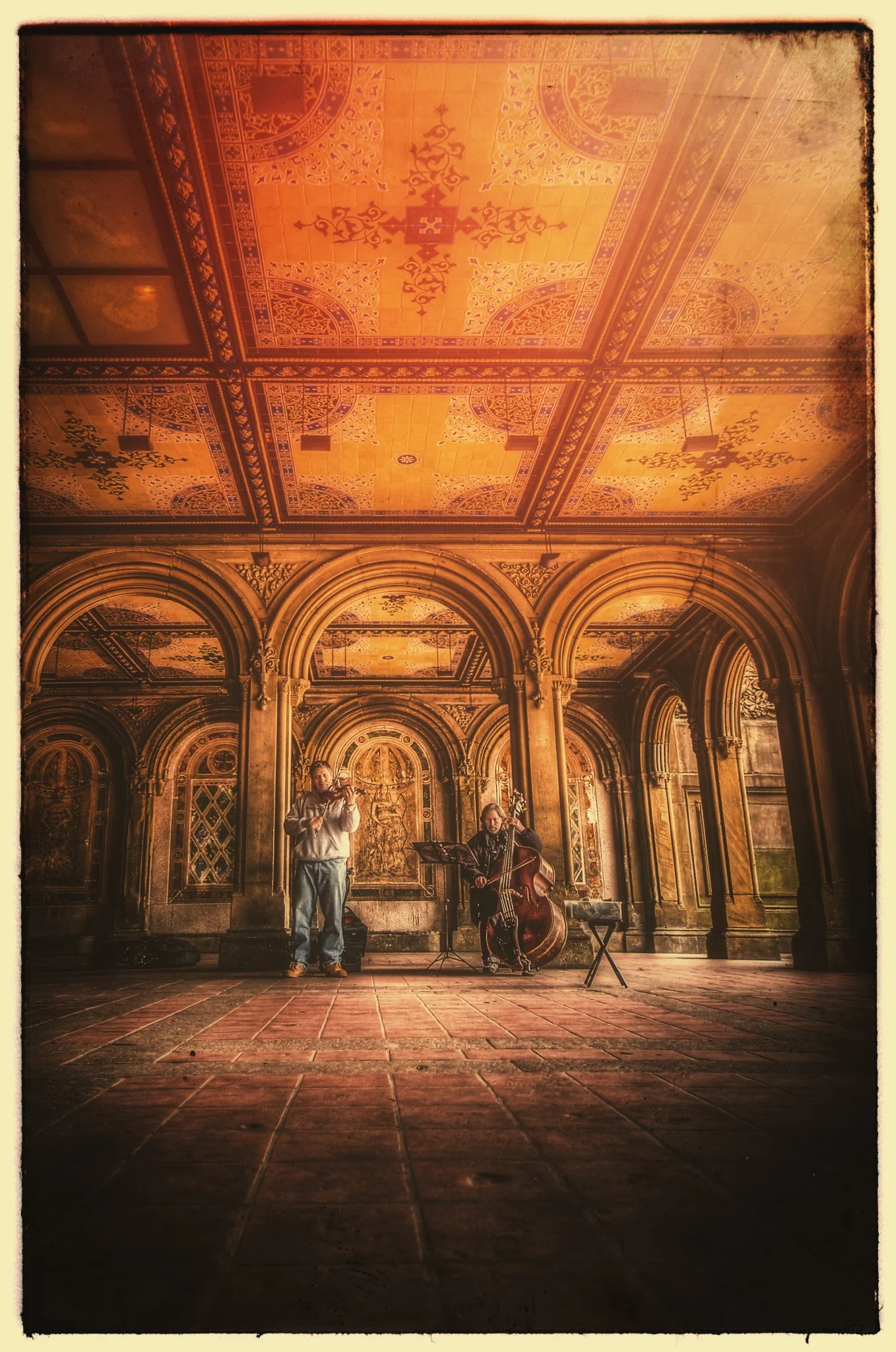 A Moment of Music in Central Park