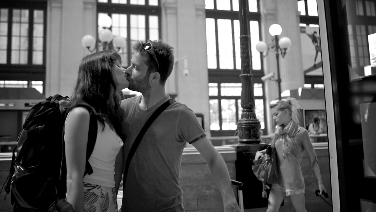 2013-07-14 Baiser de la gare de Bordeaux