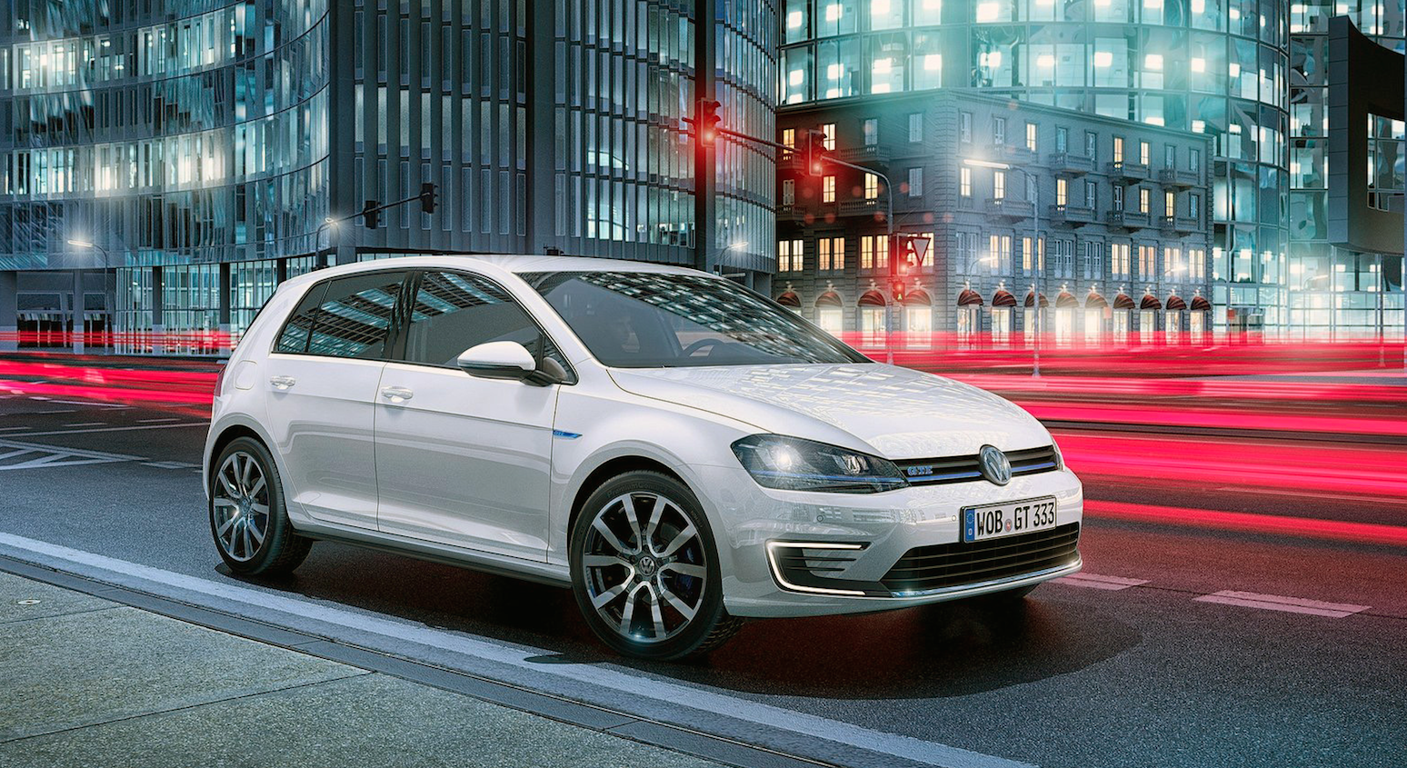 Une Volkswagen Golf, ici en version "sport électrique" GTE.