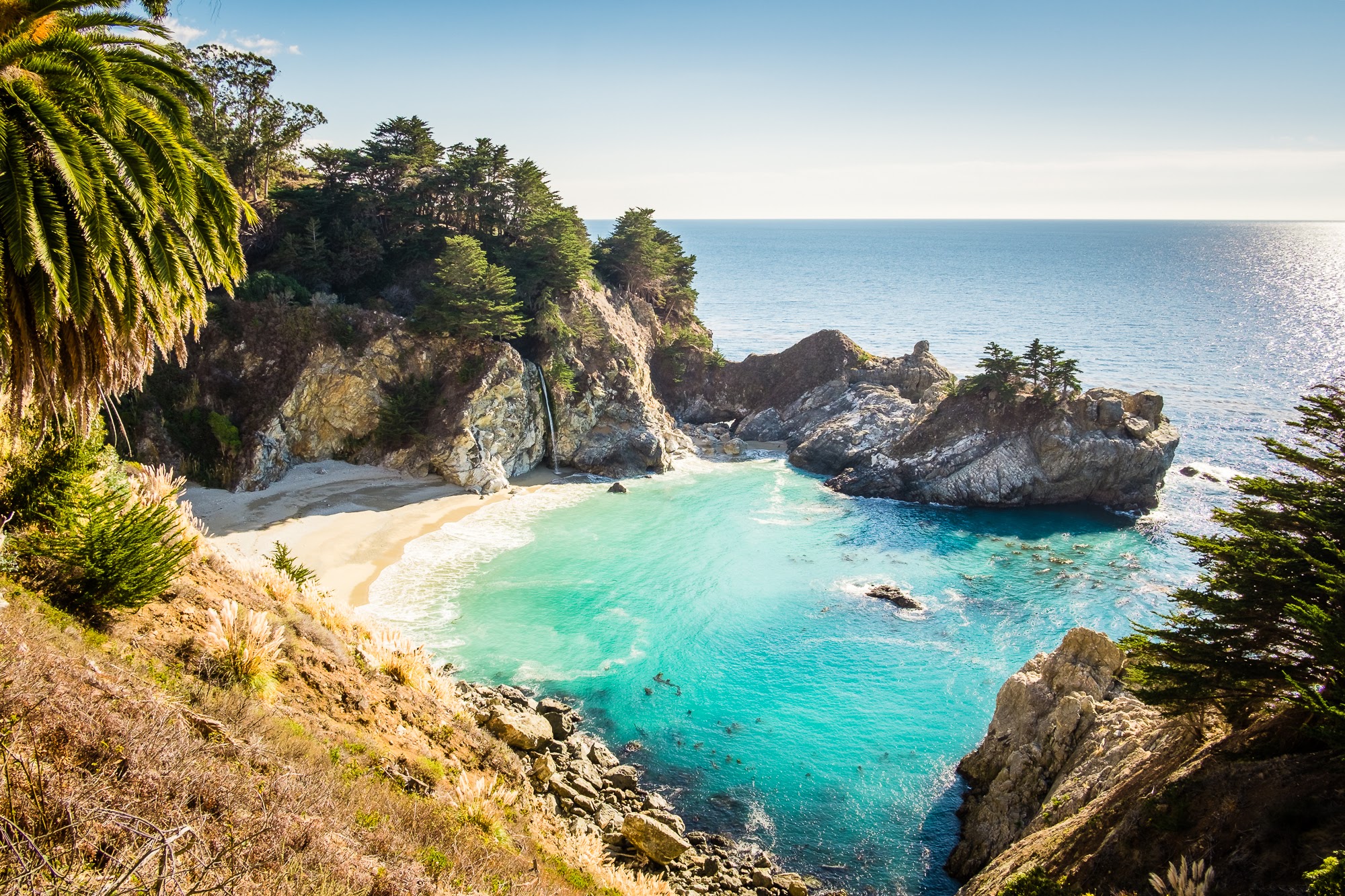 McWay Falls, dans la region de Big Sur, sur la Highway 1