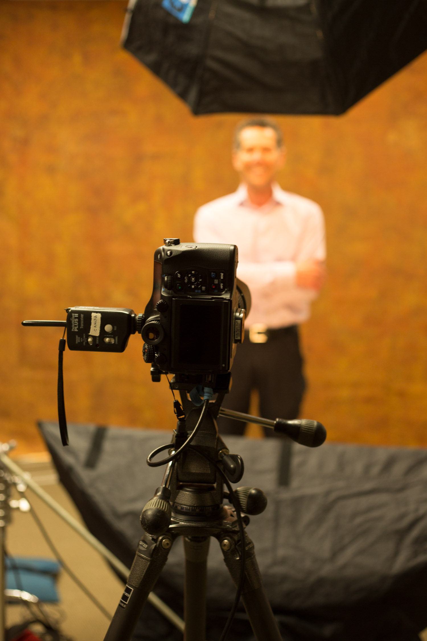Testing the lighting. Chimera Octabank and Chimera Strip. Captured on the Pentax 645Z.
