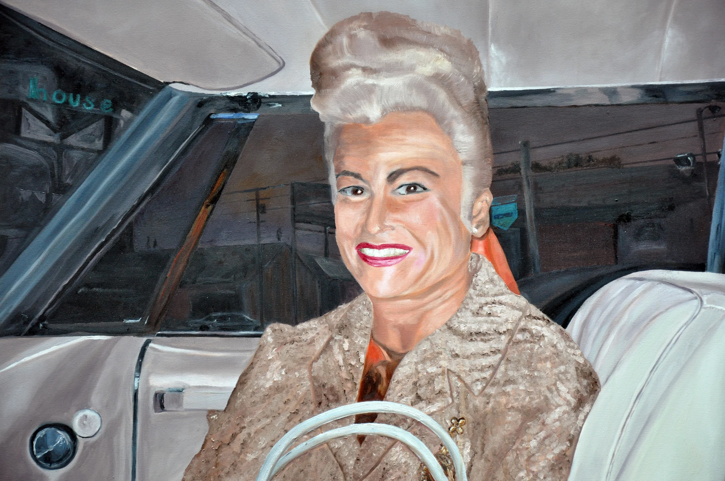 Woman in Car, Manhattan, 1973