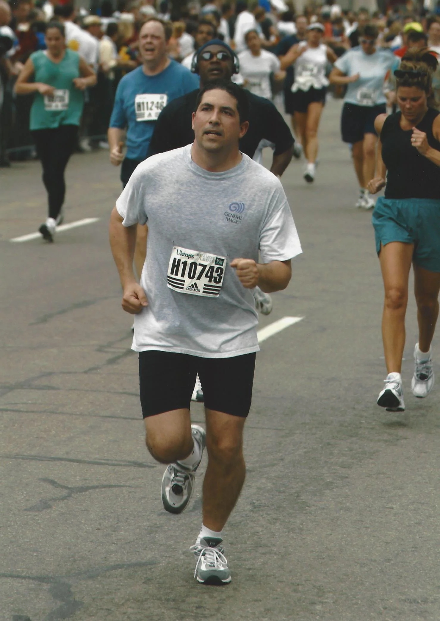 Garth runs the 10k in 2004