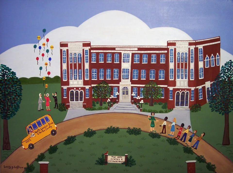 Barry G. Huffman (born 19 4 3) The Arts Center of Catawba Valley , 1985 oil on panel Gift of the artist, 1985.3
