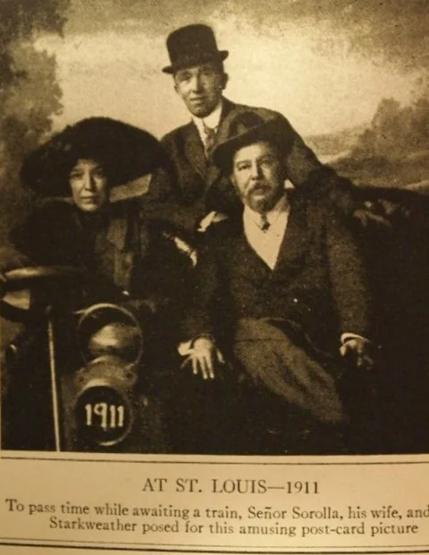 From Mentor Magazine July 1924. Starkweather is behind the Sorollas.