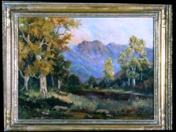 Laura Lee Baker Wilfong (1905-1980)Landscape, 1954    oil on canvas