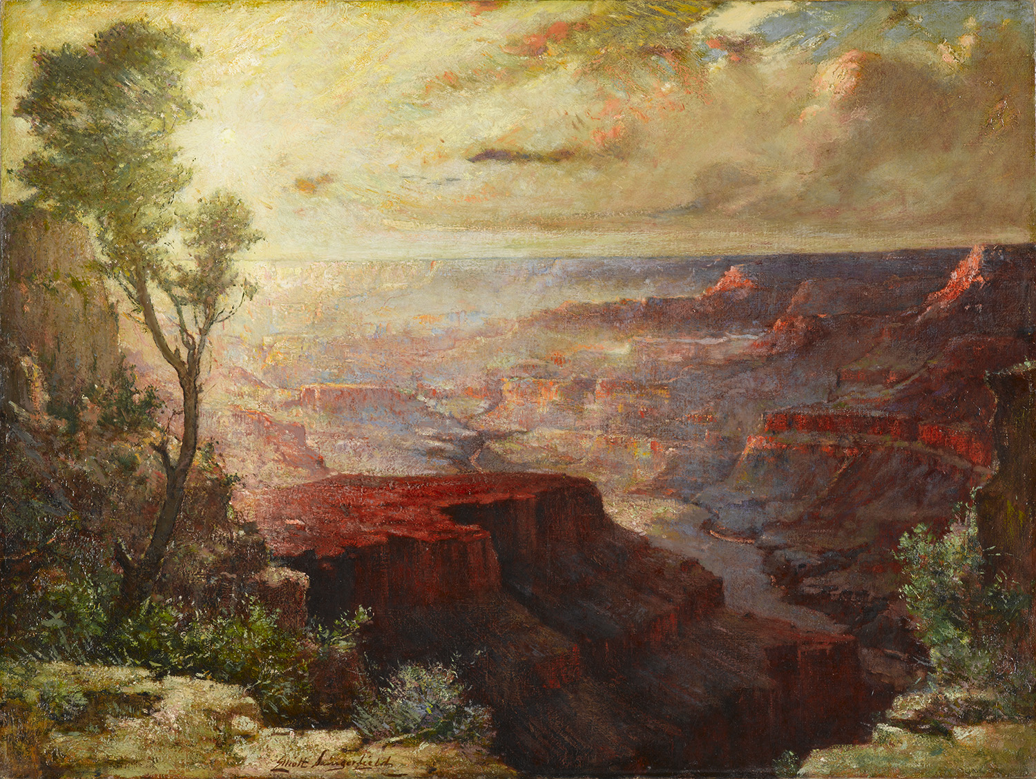  Elliott Daingerfield [American, 1859-1932]  The Grand Canyon , circa 1912, oil on canvas North Carolina Museum of Art, Raleigh Purchased with funds from the State of North Carolina 
