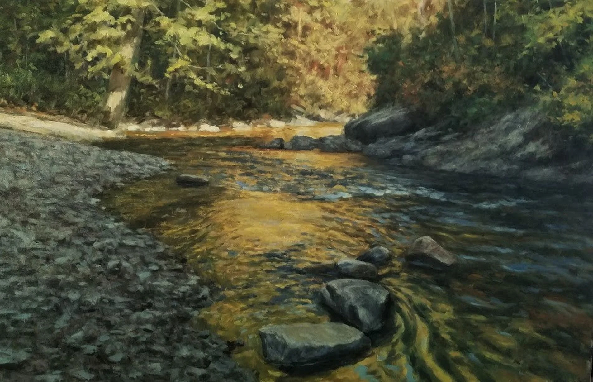 Chris Bell, Golden Hour , 20x30, oil