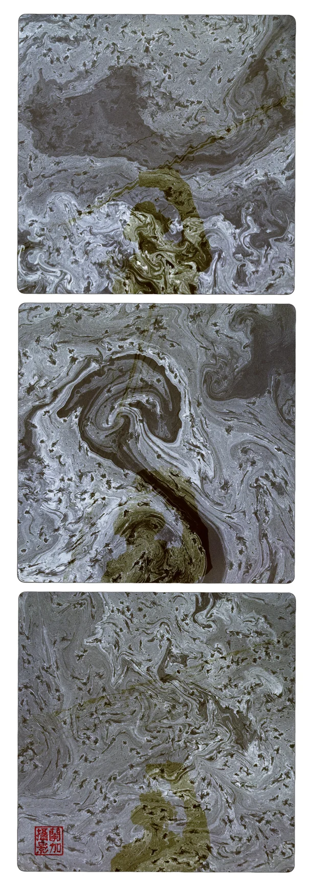 Pollen Swirls with self portrait