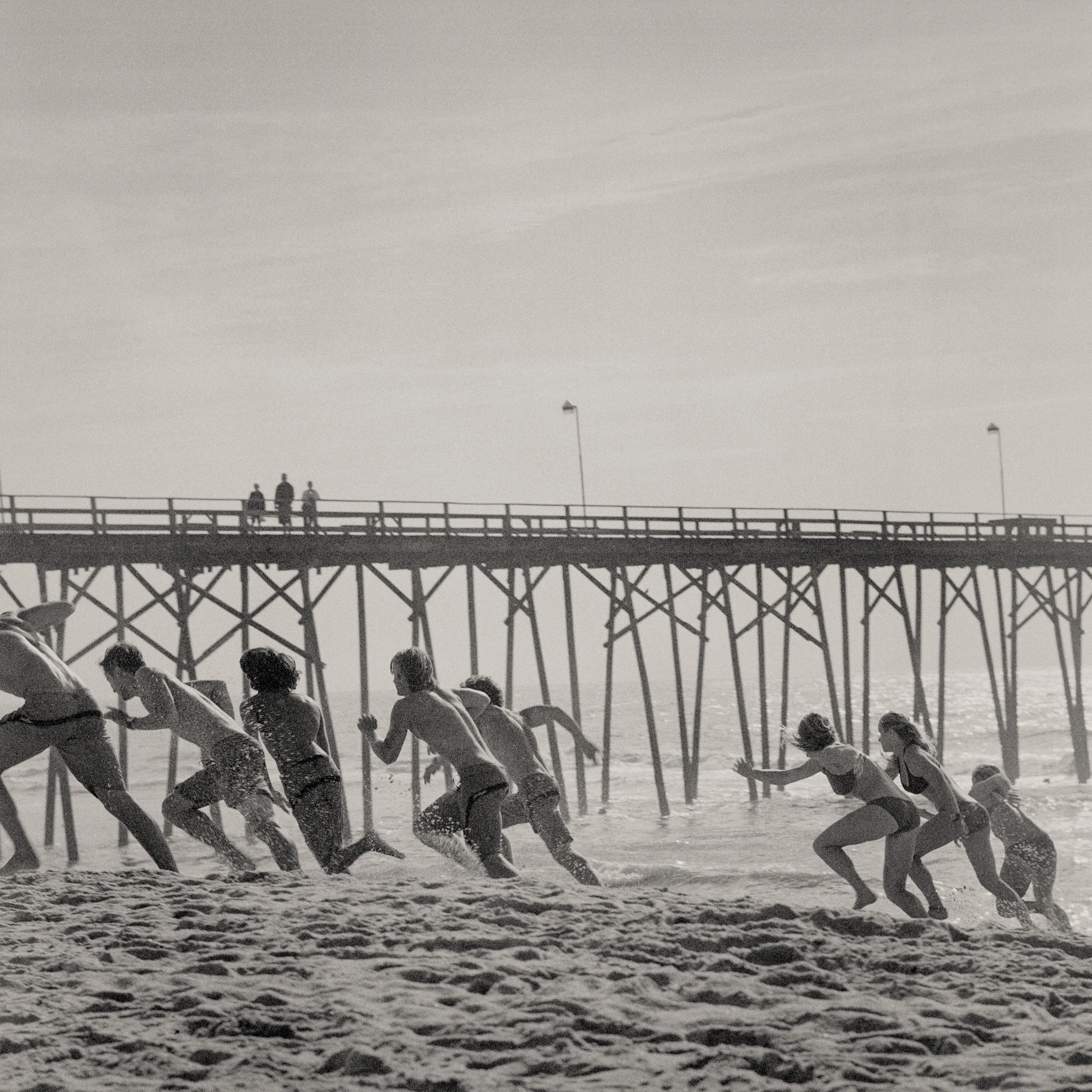 Lifeguard Games at dawn. Kure Beach, NC 2013