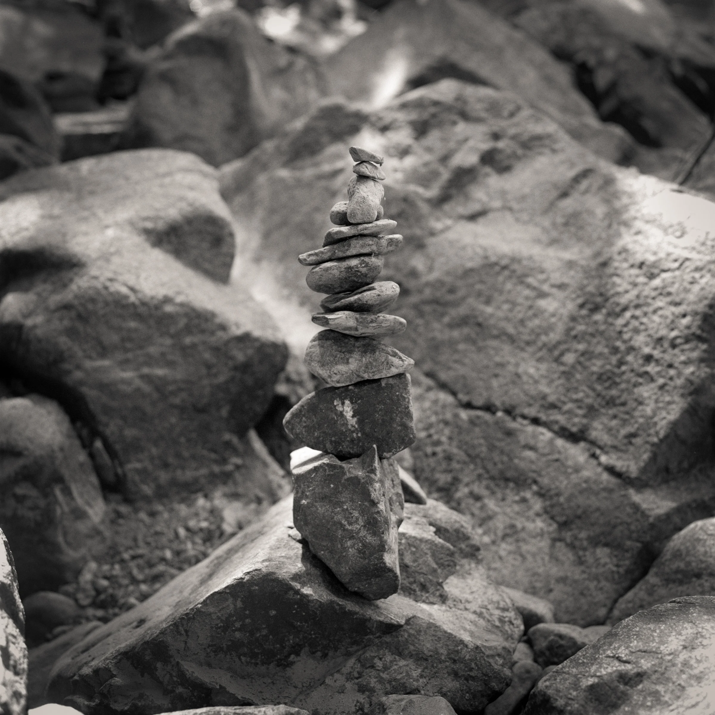 Cairn, New Hope Creek, Orange Co. NC 2014