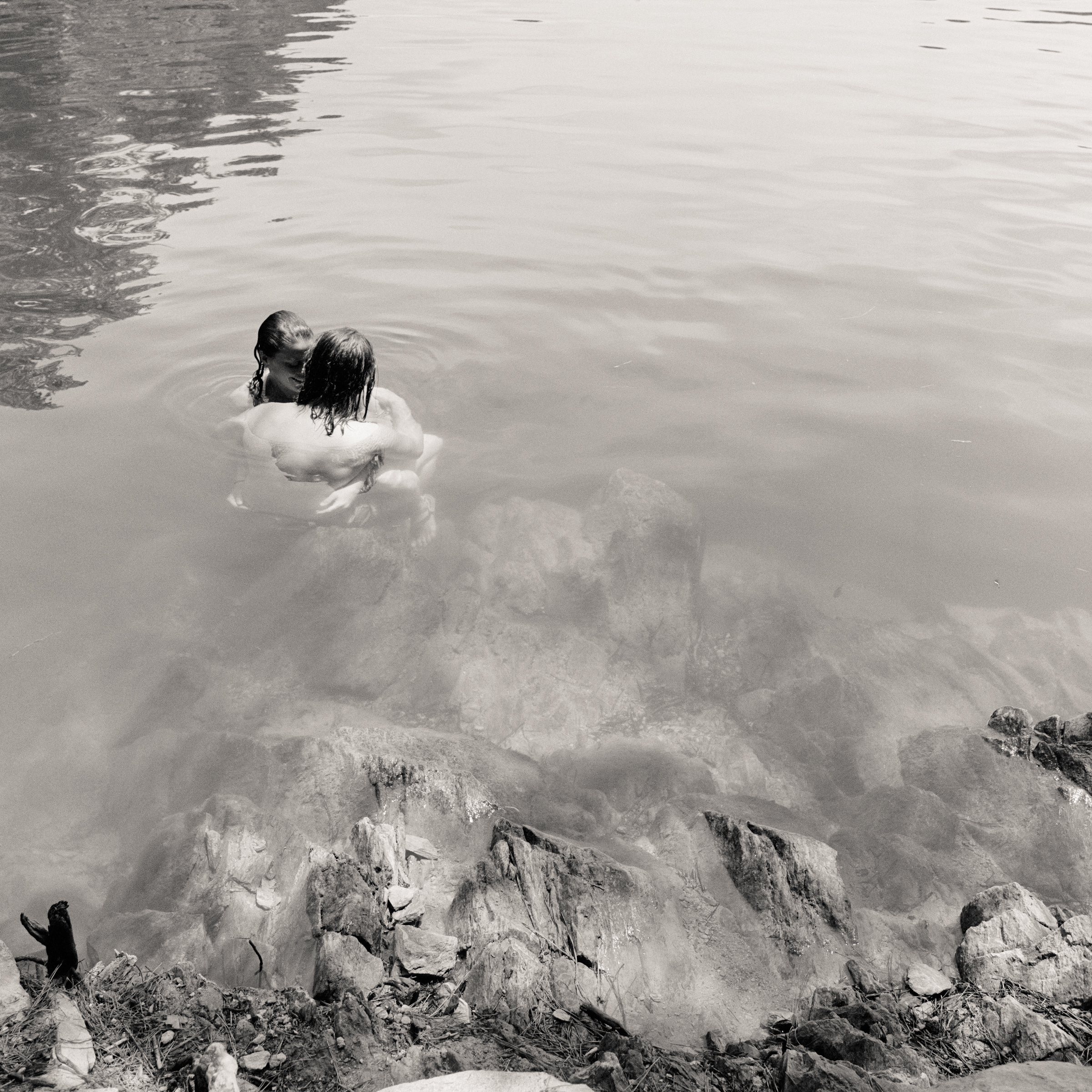 Couple, Eno Quarry, Eno River, NC 2014