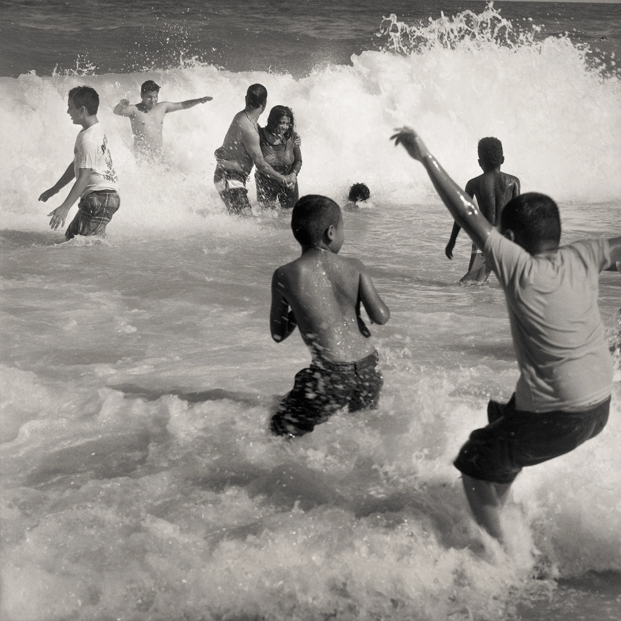 In the surf. July 4th. Wrightsville Beach, NC 2013